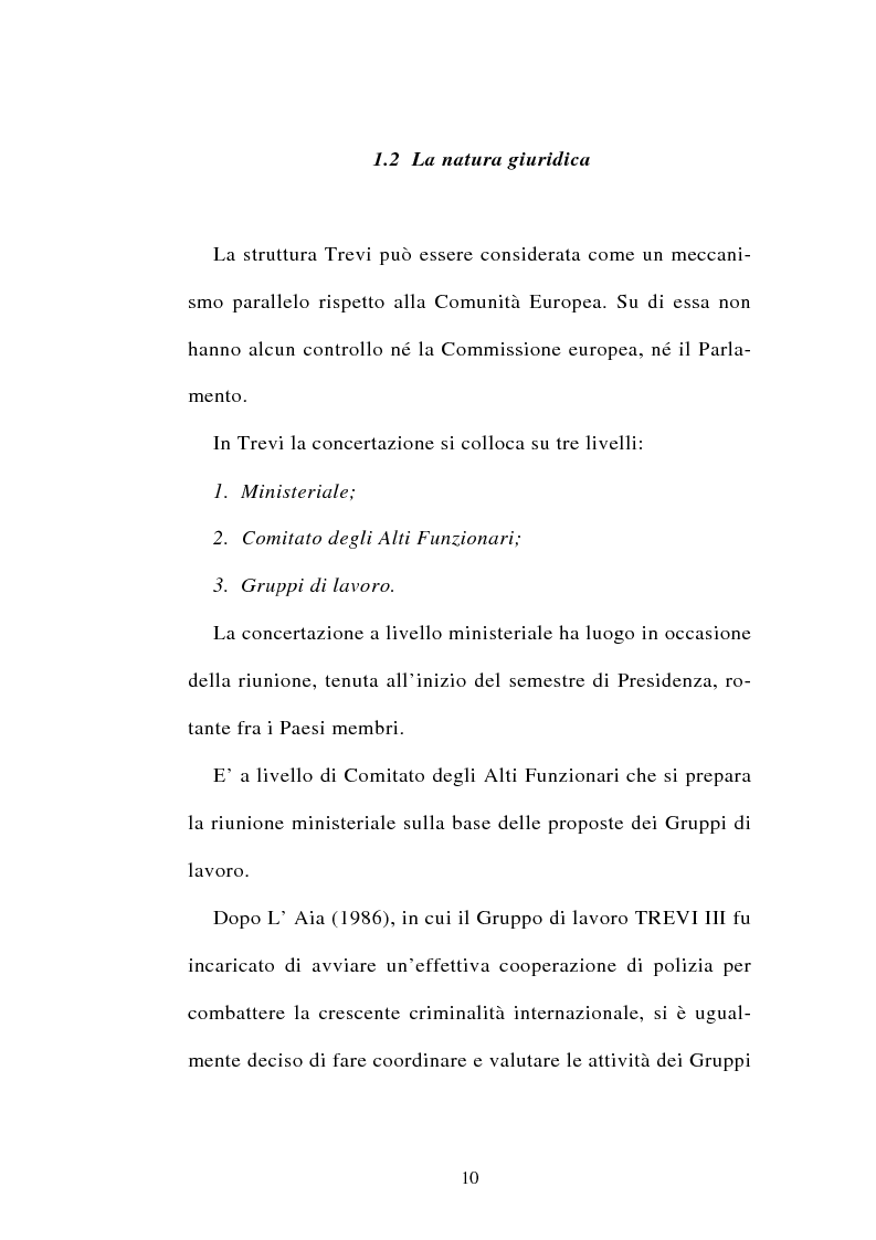 Anteprima della tesi: La cooperazione tra i servizi di polizia degli stati membri dell'Unione europea, Pagina 10