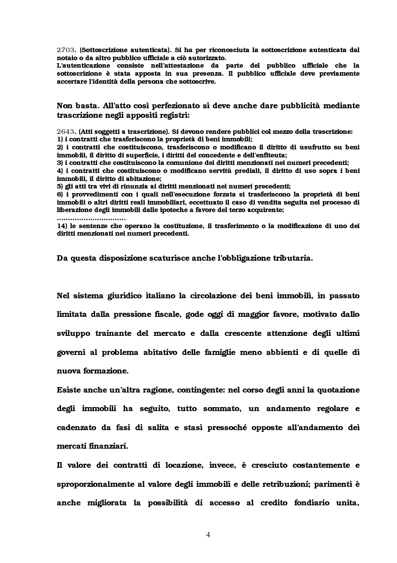Anteprima della tesi: I trasferimenti immobiliari: aspetti fiscali, Pagina 2