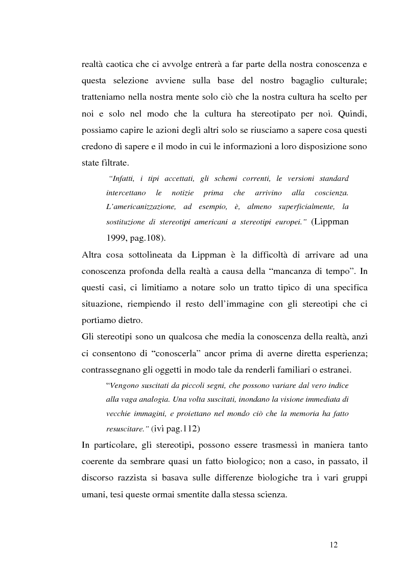 Anteprima della tesi: Mass media e immagini dell'Islam: i quotidiani italiani e l'11 settembre, Pagina 12