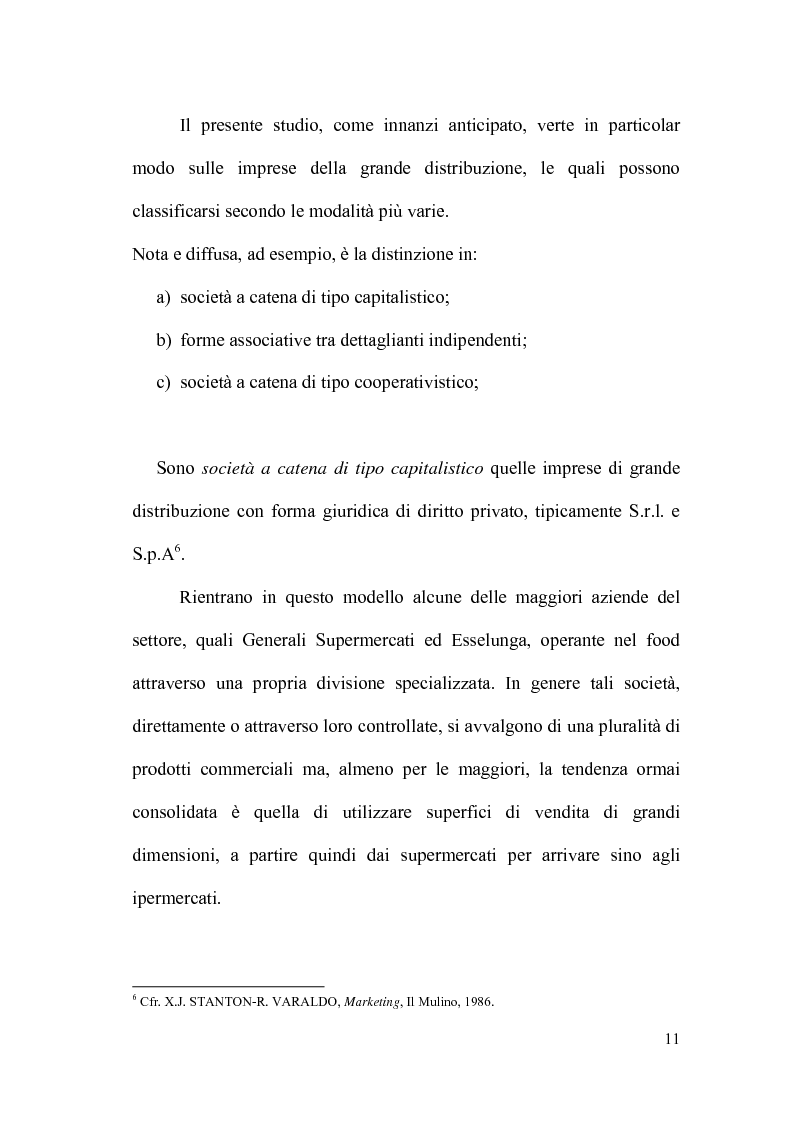 Anteprima della tesi: Il controllo direzionale nelle aziende della grande distribuzione. Il caso Conad, Pagina 7