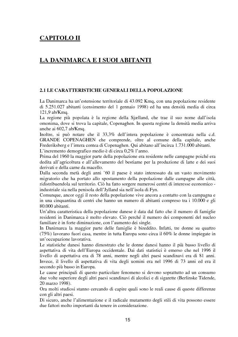 Anteprima della tesi: Il consumo e il mercato dell'olio d'oliva in Danimarca, Pagina 12