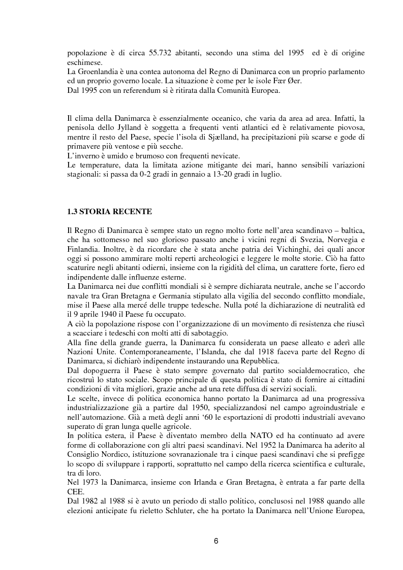 Anteprima della tesi: Il consumo e il mercato dell'olio d'oliva in Danimarca, Pagina 3