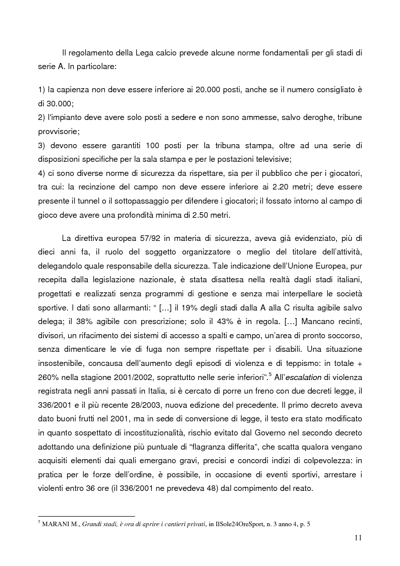 Anteprima della tesi: Il marketing degli stadi di calcio in Europa: il caso dell'Amsterdam Arena, Pagina 8