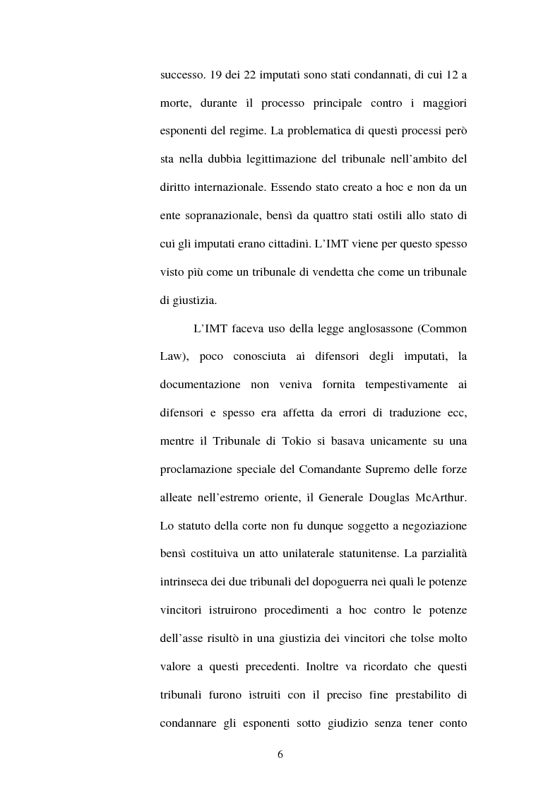 Anteprima della tesi: La Corte Penale Internazionale: potenzialità e limiti, Pagina 3