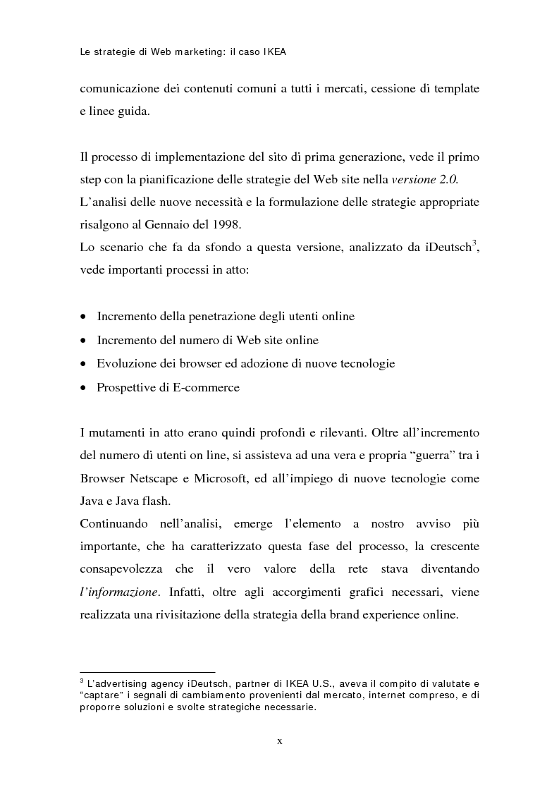 Anteprima della tesi: Le strategie di web marketing: il caso Ikea, Pagina 10