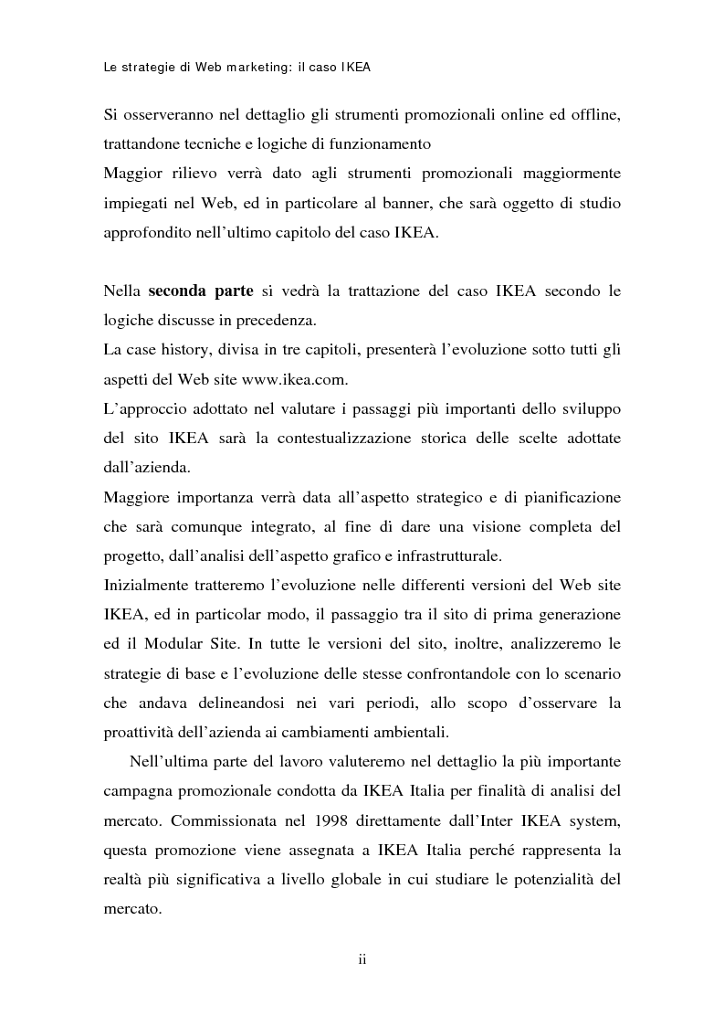 Anteprima della tesi: Le strategie di web marketing: il caso Ikea, Pagina 2