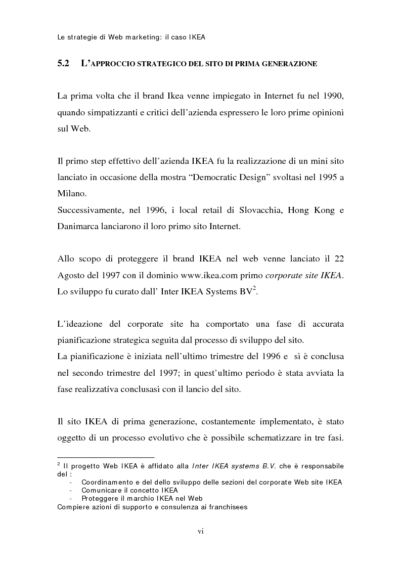 Anteprima della tesi: Le strategie di web marketing: il caso Ikea, Pagina 6