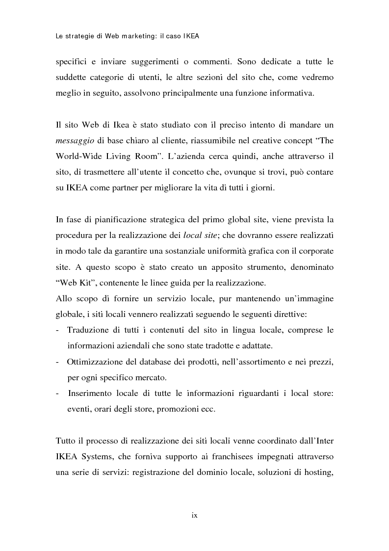 Anteprima della tesi: Le strategie di web marketing: il caso Ikea, Pagina 9