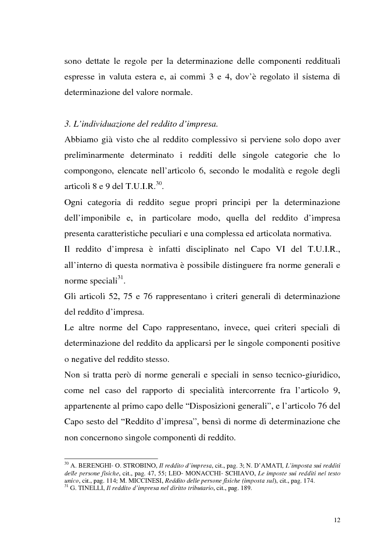 Anteprima della tesi: I criteri di valutazione nel reddito d'impresa, Pagina 10