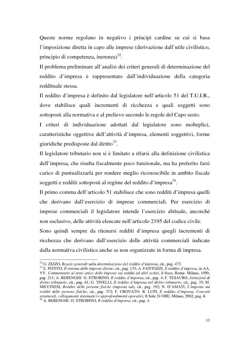 Anteprima della tesi: I criteri di valutazione nel reddito d'impresa, Pagina 11