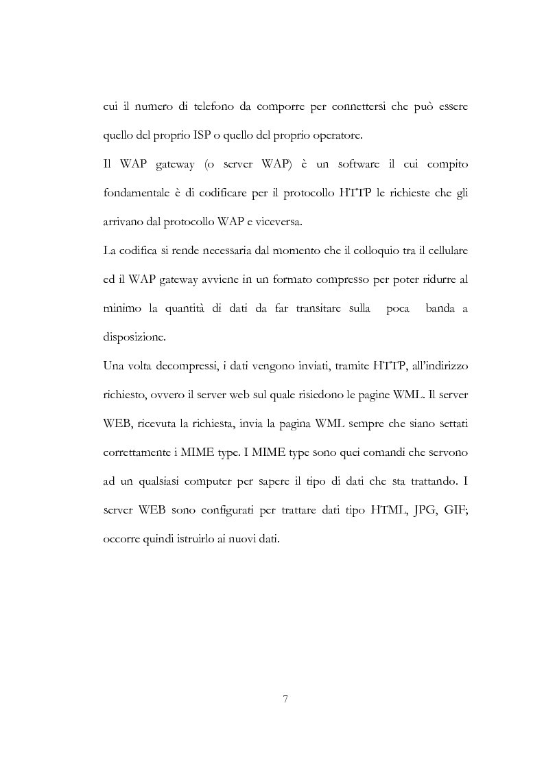 Anteprima della tesi: W@pstat: gestire le informazioni di un dipartimento universitario tramite wap, Pagina 4