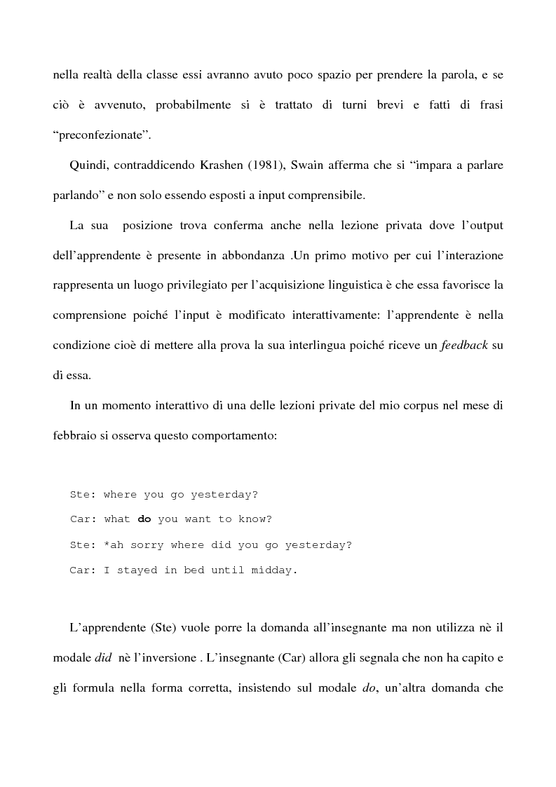 Anteprima della tesi: L'apprendimento dell'inglese L2 a lezione privata, Pagina 7