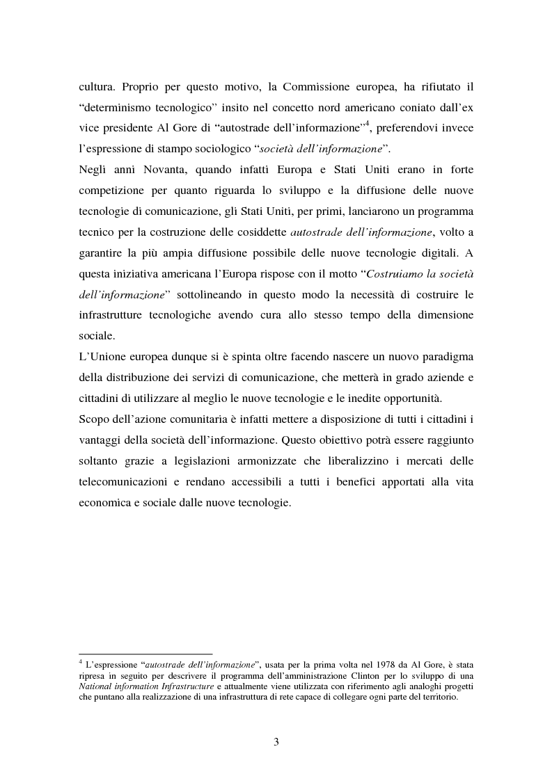 Anteprima della tesi: La disciplina comunitaria in materia di commercio elettronico, Pagina 10