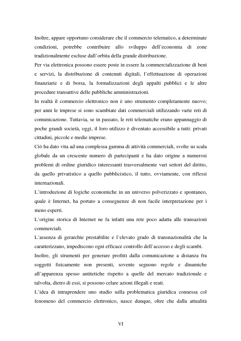 Anteprima della tesi: La disciplina comunitaria in materia di commercio elettronico, Pagina 4
