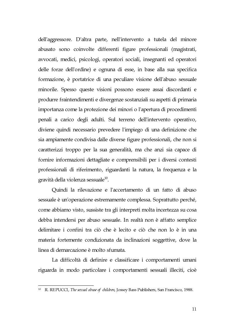 Anteprima della tesi: Aspetti di prostituzione minorile, Pagina 6