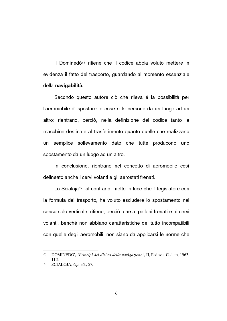 Anteprima della tesi: La responsabilità extracontrattuale del costruttore di aeromobili, Pagina 6