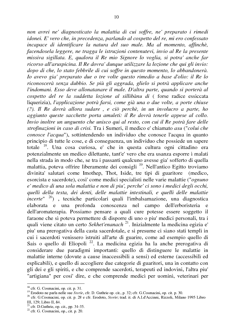 Anteprima della tesi: Aspetti e momenti del pensiero medico antico e medievale con particolare riguardo ai Consilia ed ai Regimina, Pagina 6