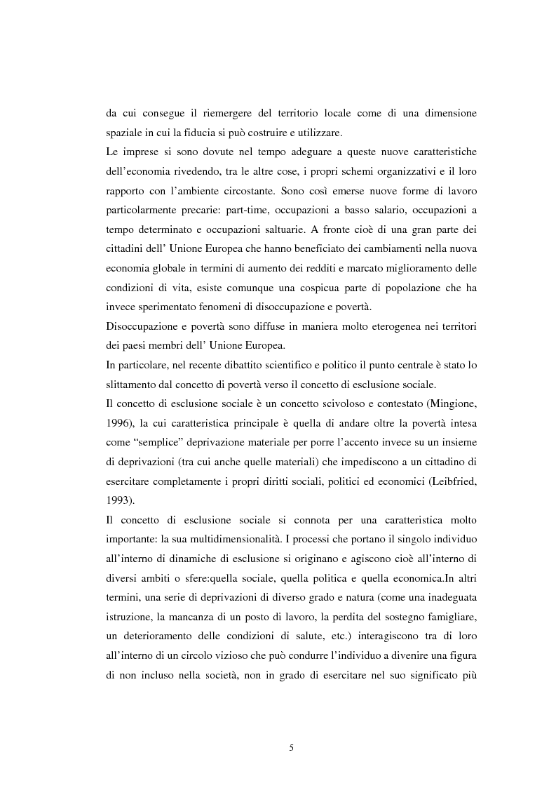Anteprima della tesi: Le teorie dichiarate e le pratiche delle partnership locali. Il caso S.O.N.A.R., Pagina 4