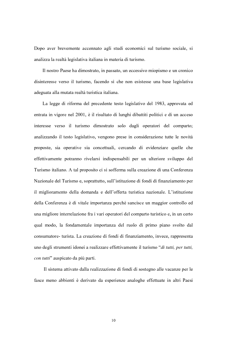 Anteprima della tesi: Le tipologie turistiche negli anni 2000: turismo sostenibile e turismo sociale, Pagina 4