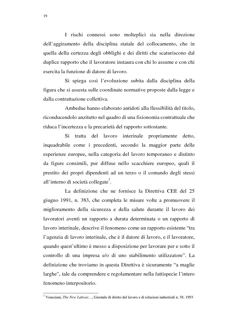 Anteprima della tesi: Il lavoro interinale, Pagina 5