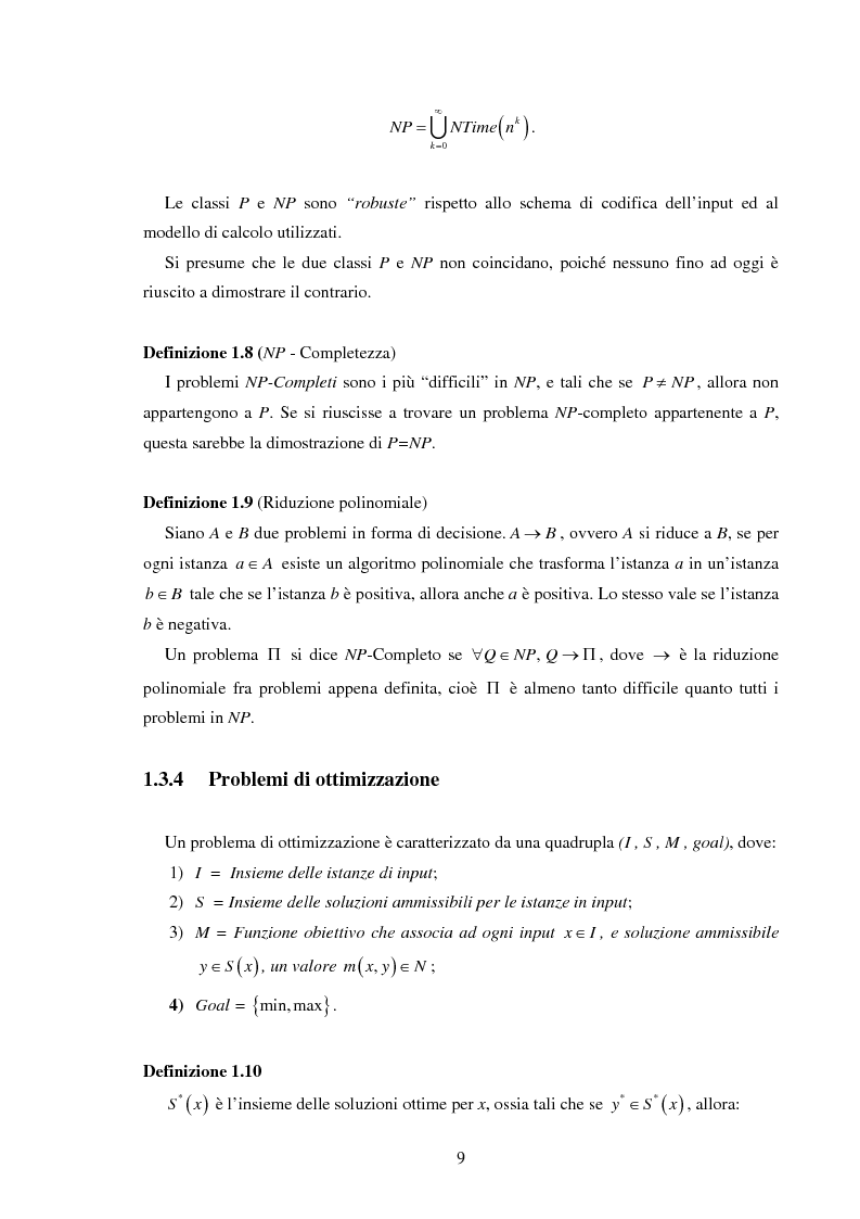 Anteprima della tesi: Analisi e sperimentazione di algoritmi di scheduling bicriterio, Pagina 9