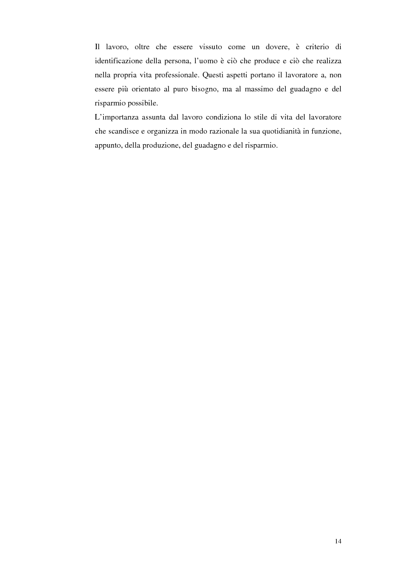 Anteprima della tesi: Il lavoro tra economia e società. Le trasformazioni del lavoro e le nuove forme della parasubordinazione. Una ricerca empirica in Emilia Romagna, Pagina 12
