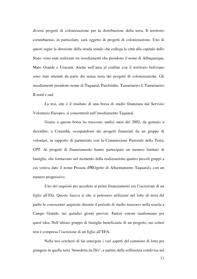 Anteprima della tesi: Terra: uno spazio di vita. Il caso di Corumbà, Pagina 9