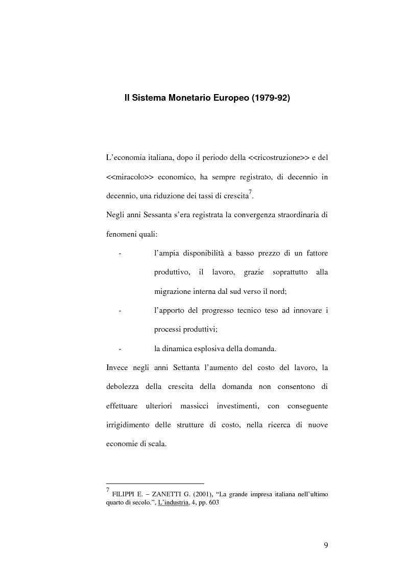 Anteprima della tesi: Il capitalismo italiano negli anni Novanta, Pagina 9