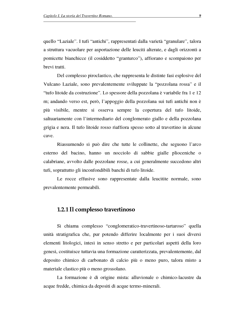 Anteprima della tesi: La certificazione di qualità del travertino romano, Pagina 12