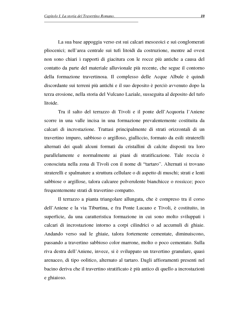Anteprima della tesi: La certificazione di qualità del travertino romano, Pagina 13