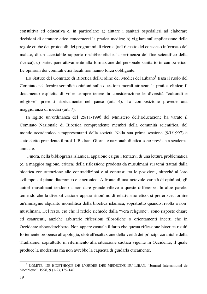 Anteprima della tesi: Bioetica e clonazione fra Islam e Cristianesimo, Pagina 13