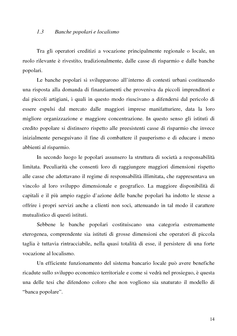 Anteprima della tesi: Problemi e prospettive della disciplina delle banche popolari, Pagina 11