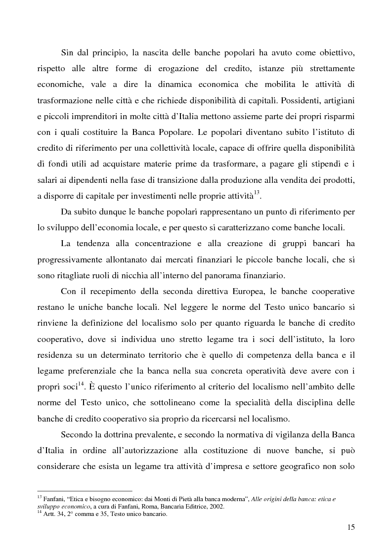 Anteprima della tesi: Problemi e prospettive della disciplina delle banche popolari, Pagina 12
