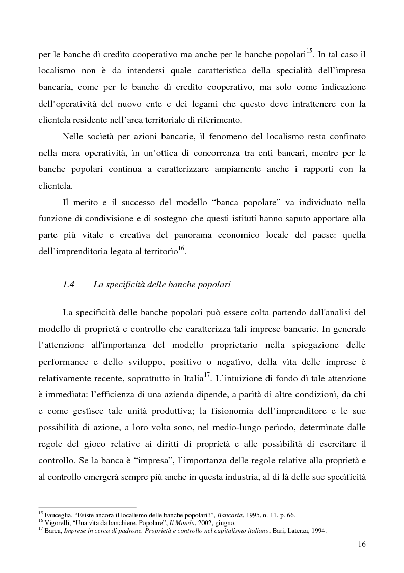 Anteprima della tesi: Problemi e prospettive della disciplina delle banche popolari, Pagina 13