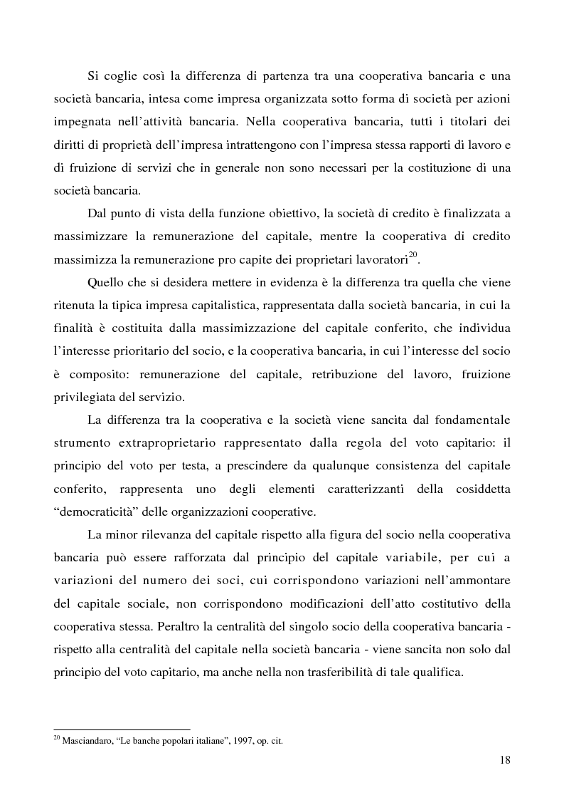 Anteprima della tesi: Problemi e prospettive della disciplina delle banche popolari, Pagina 15