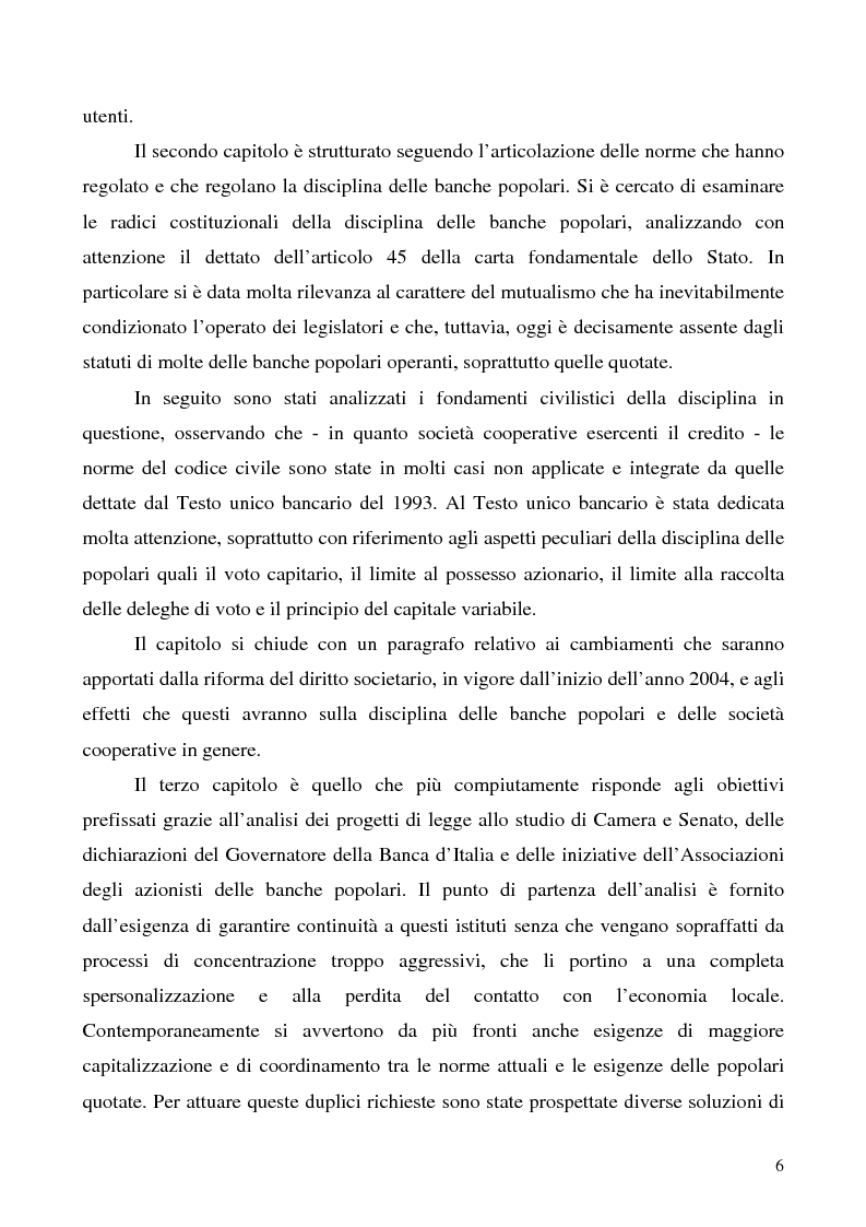 Anteprima della tesi: Problemi e prospettive della disciplina delle banche popolari, Pagina 3