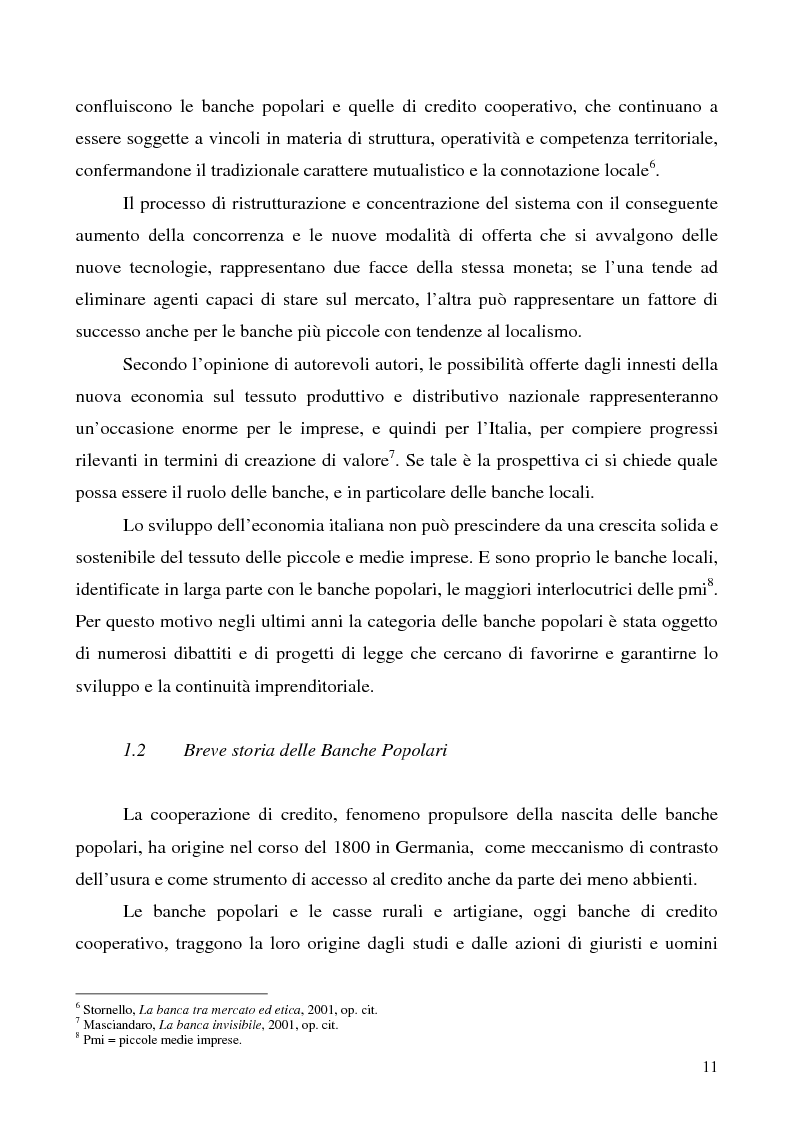 Anteprima della tesi: Problemi e prospettive della disciplina delle banche popolari, Pagina 8