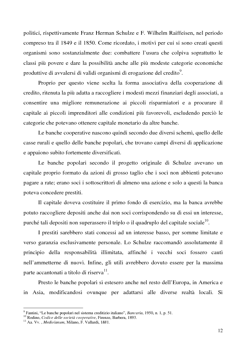 Anteprima della tesi: Problemi e prospettive della disciplina delle banche popolari, Pagina 9