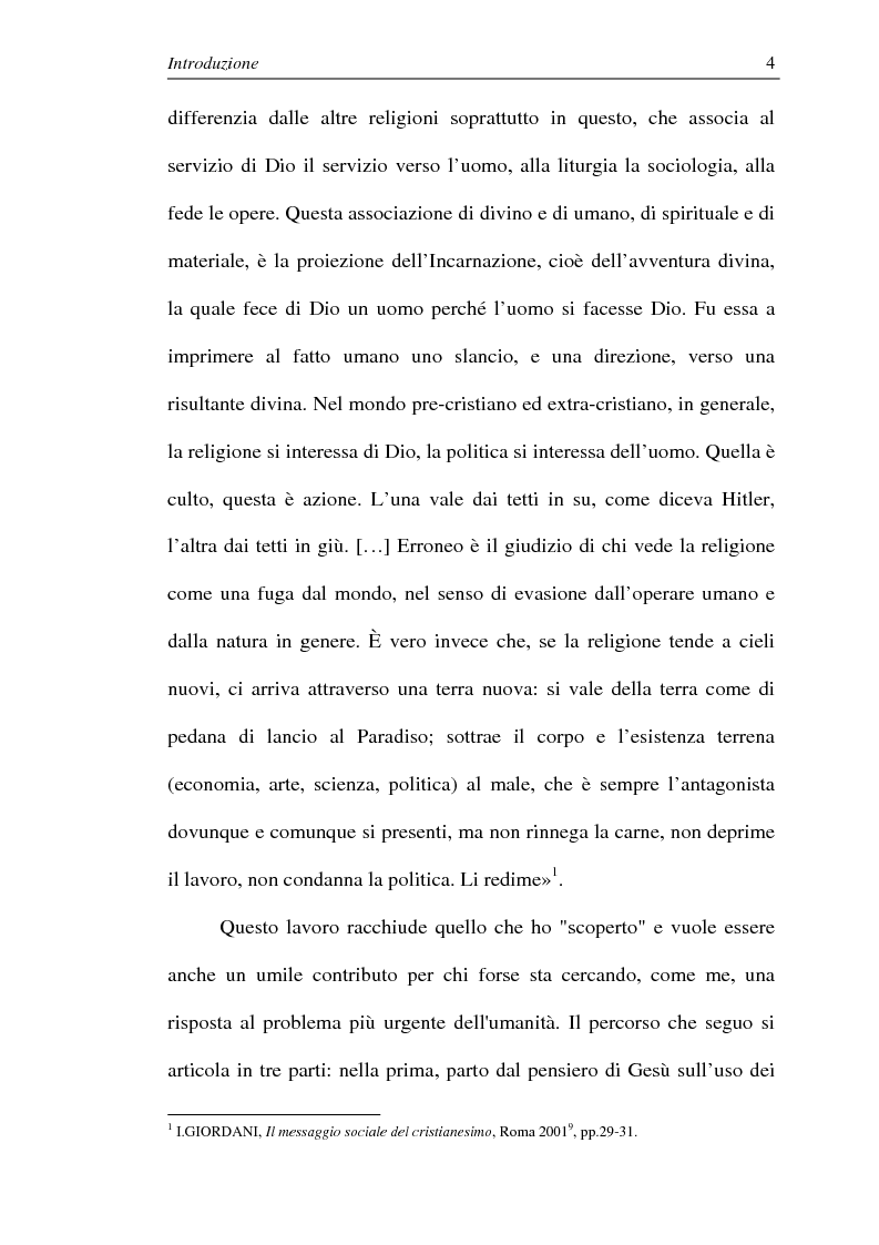 Anteprima della tesi: La comunione dei beni: dalla primitiva comunità cristiana al mercato economico e all'Economia di Comunione, Pagina 3