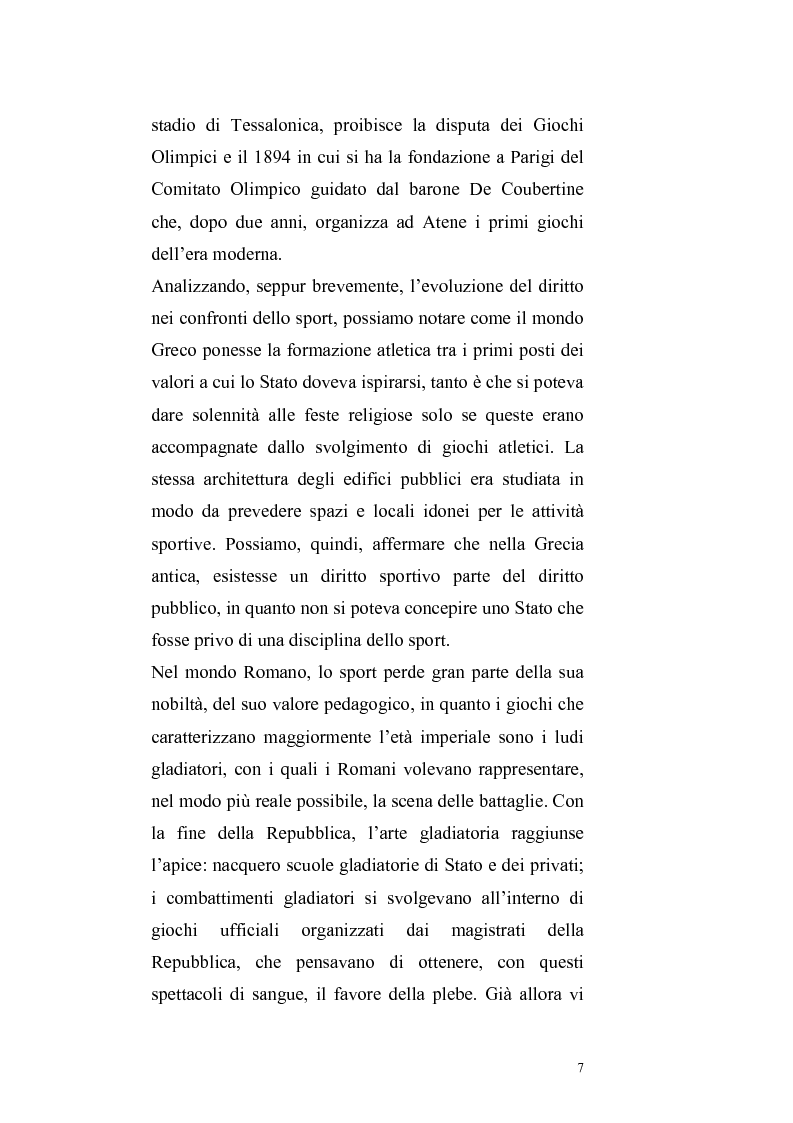 Anteprima della tesi: Per un ritorno a una nuova autonomia dell'ordinamento sportivo, Pagina 4
