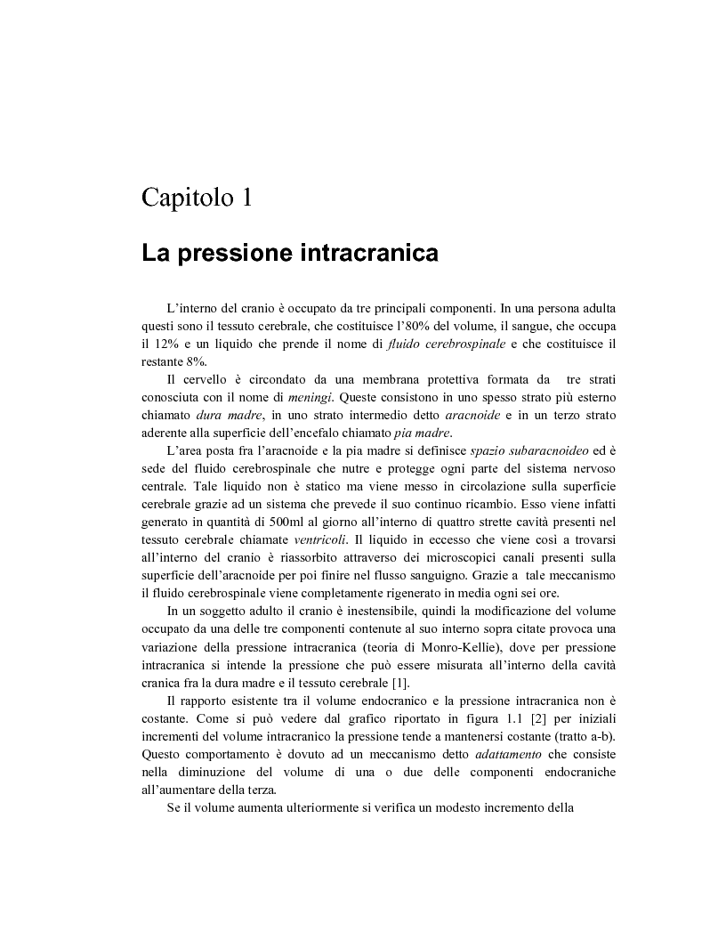 Anteprima della tesi: Sviluppo di un sistema wireless per la misura della pressione intracranica, Pagina 4