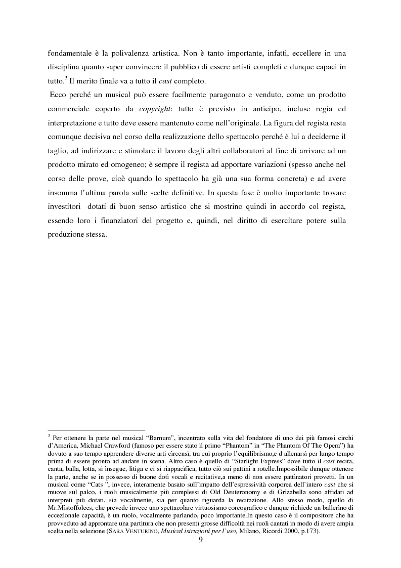 Anteprima della tesi: Forme e strutture del musical: il caso anglo-americano e quello italiano, Pagina 5