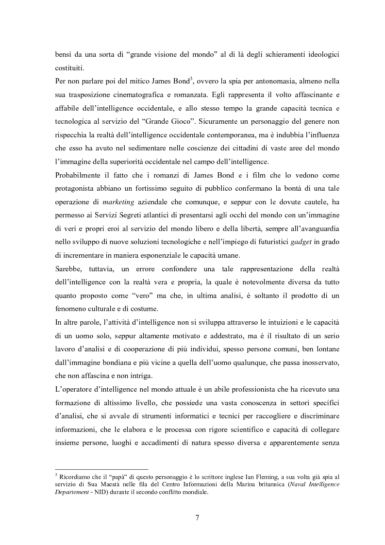 Anteprima della tesi: L'intelligence nel XXI secolo: analisi e prospettive, Pagina 5