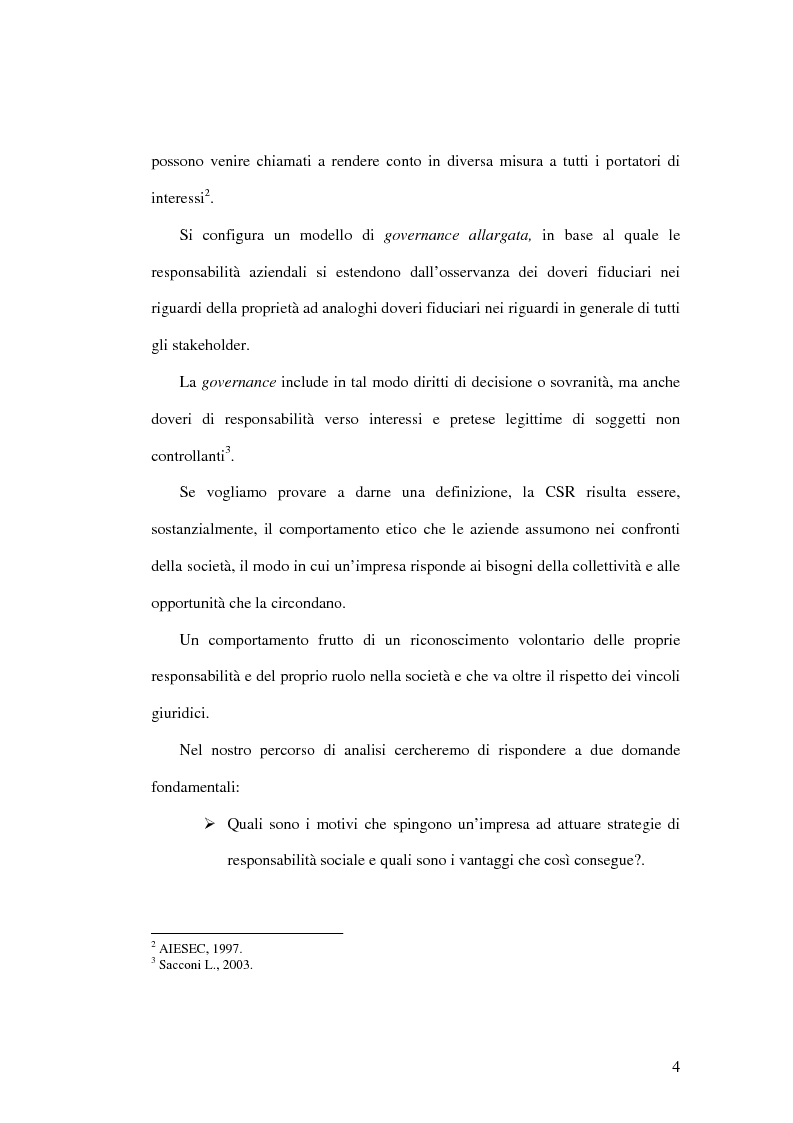 Anteprima della tesi: Etica, strategia e valore. Analisi delle performance aziendali, Pagina 2
