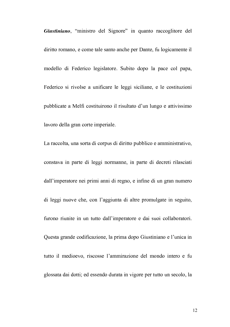 Anteprima della tesi: La politica legislativa di Federico II, Pagina 10