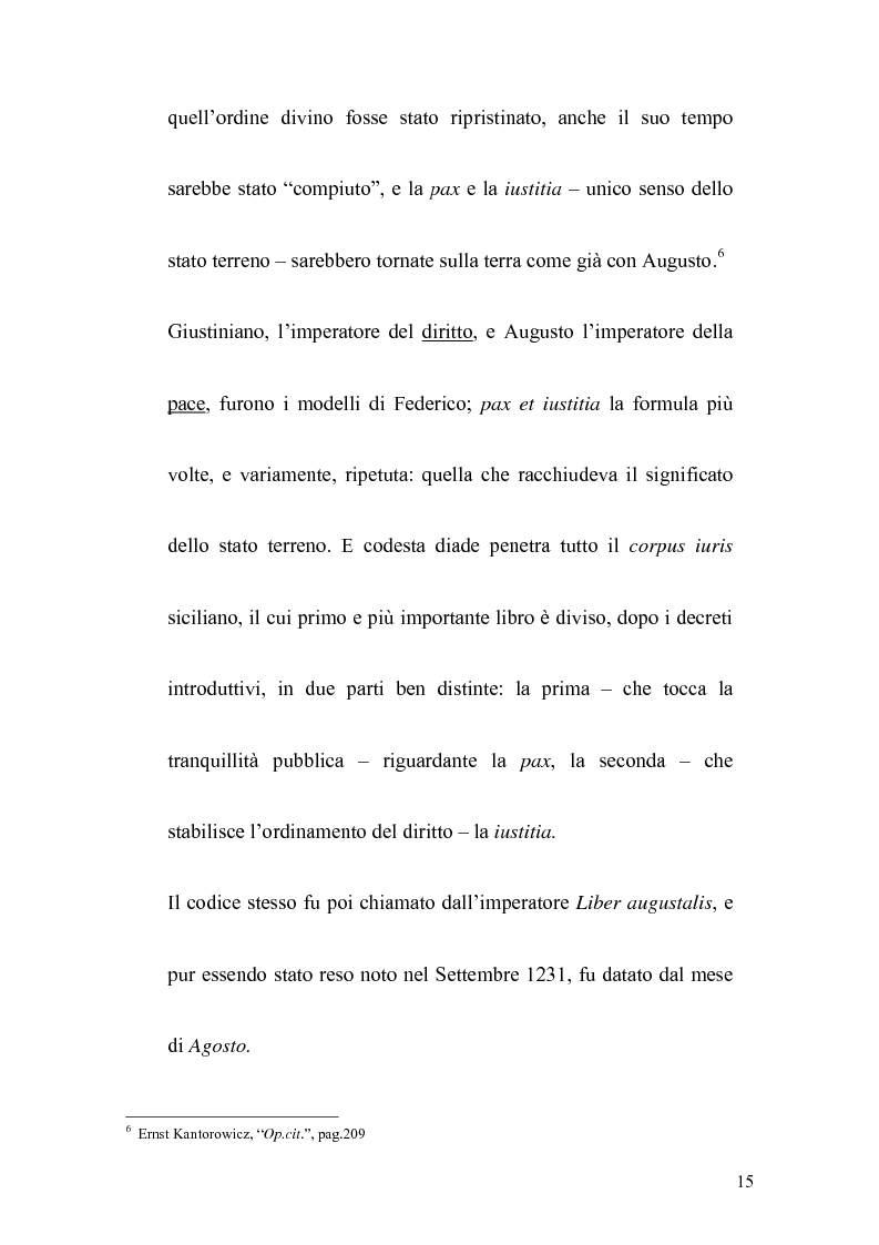 Anteprima della tesi: La politica legislativa di Federico II, Pagina 13