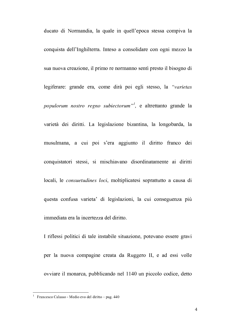 Anteprima della tesi: La politica legislativa di Federico II, Pagina 2