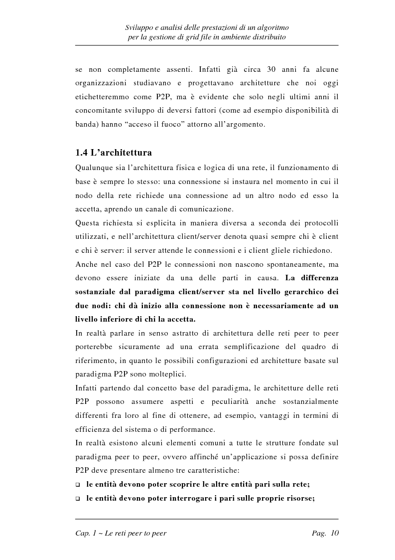 Anteprima della tesi: Sviluppo e analisi delle prestazioni di un algoritmo per la gestione di grid file distribuiti, Pagina 10