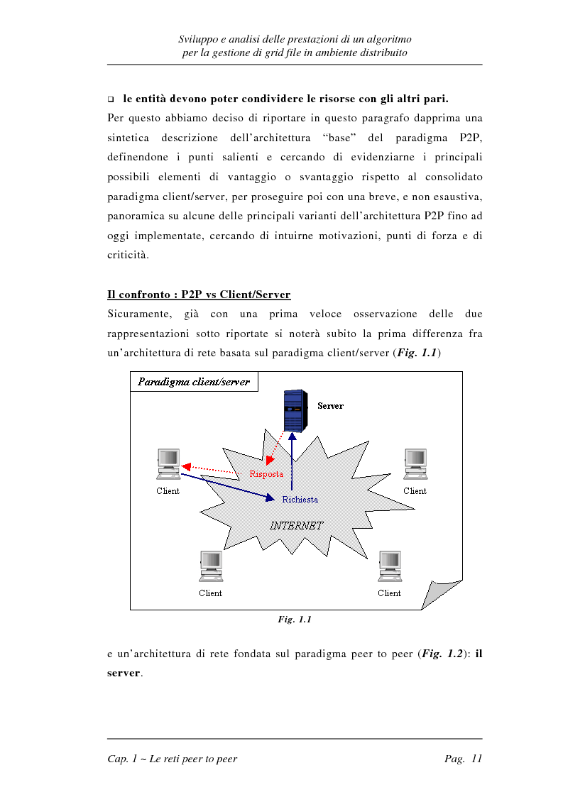 Anteprima della tesi: Sviluppo e analisi delle prestazioni di un algoritmo per la gestione di grid file distribuiti, Pagina 11