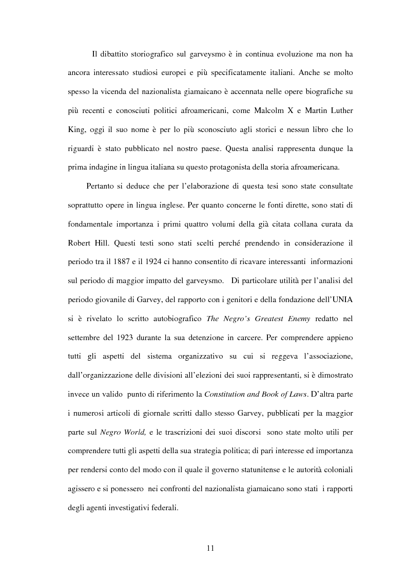 Anteprima della tesi: Marcus Garvey e l'Universal Negro Improvement Association nel periodo statunitense (1919-1927), Pagina 10